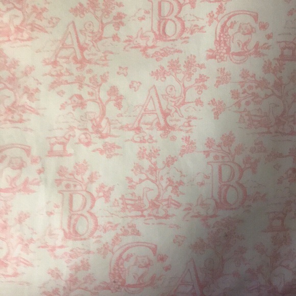 Pottery Barn Kids Accents Pottery Barn Pink Toile Curtain Panels